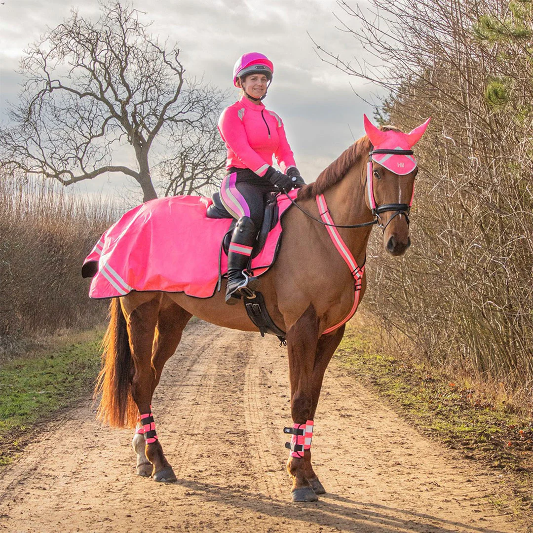 Hy Equestrian Ladies Reflector Riding Tights - Image 2