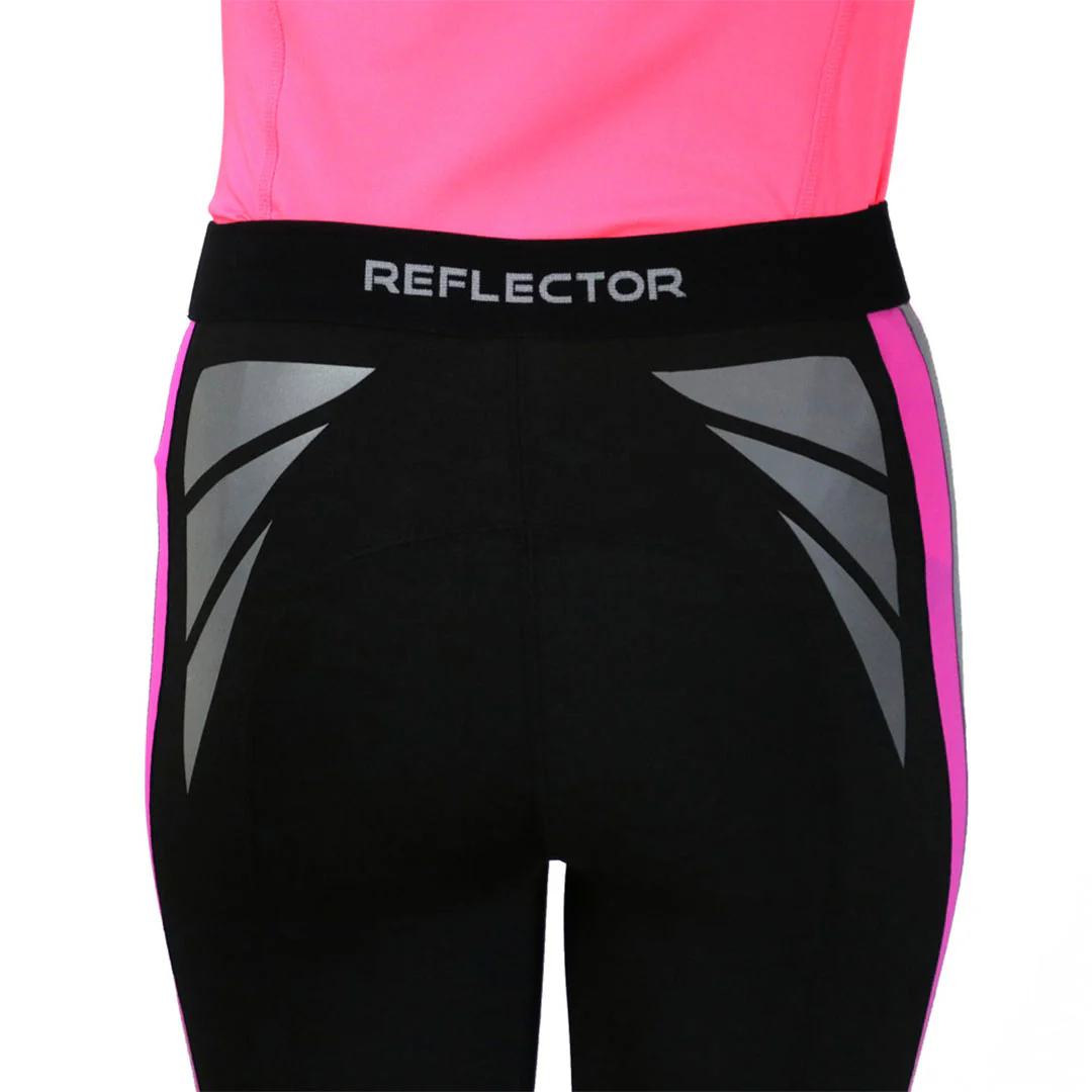 Hy Equestrian Ladies Reflector Riding Tights - Image 5