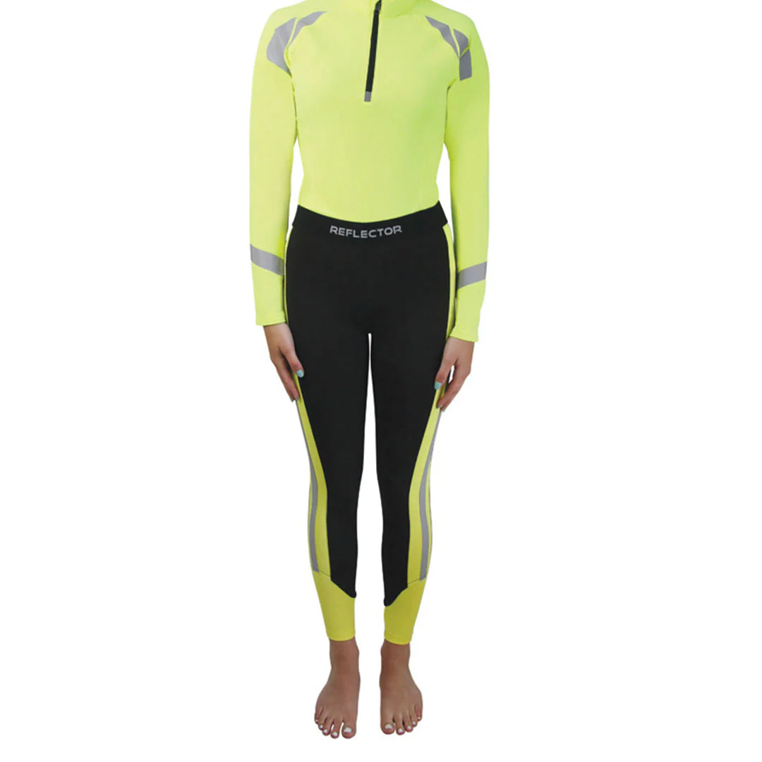 Hy Equestrian Ladies Reflector Riding Tights - Image 6