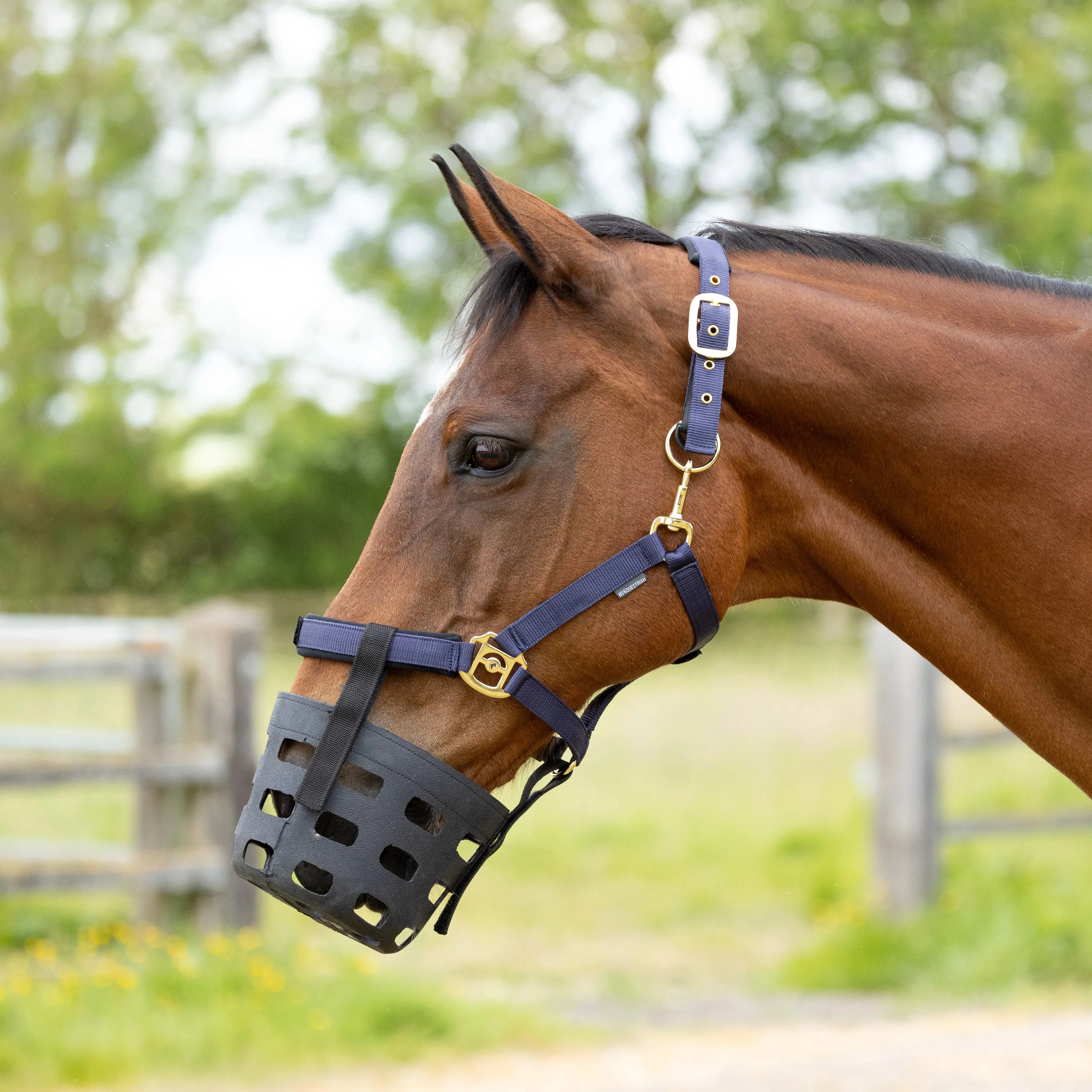 Hy Equestrian Rubber Muzzle - Image 3