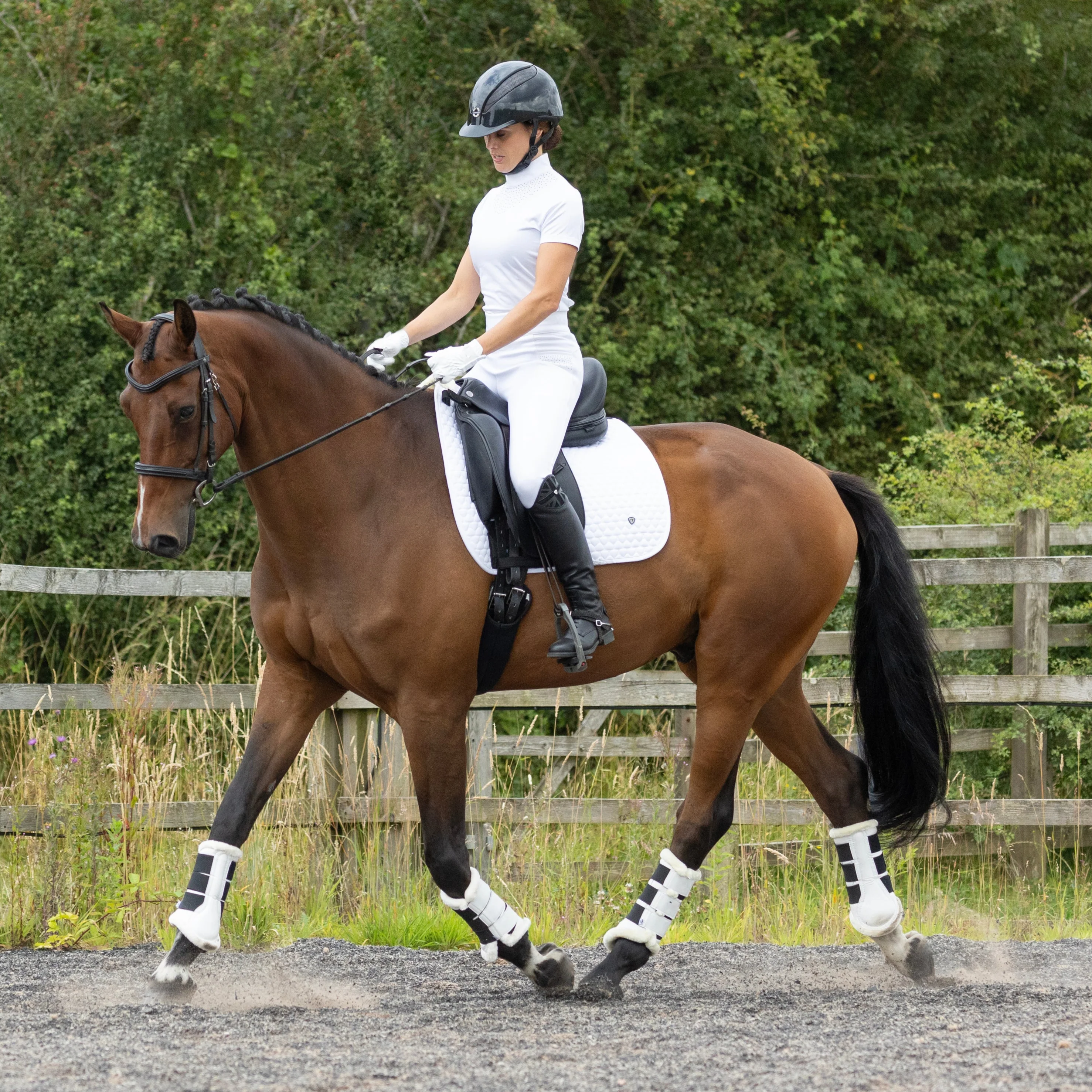 Hy Equestrian Shimmer Riding Gloves - Image 6