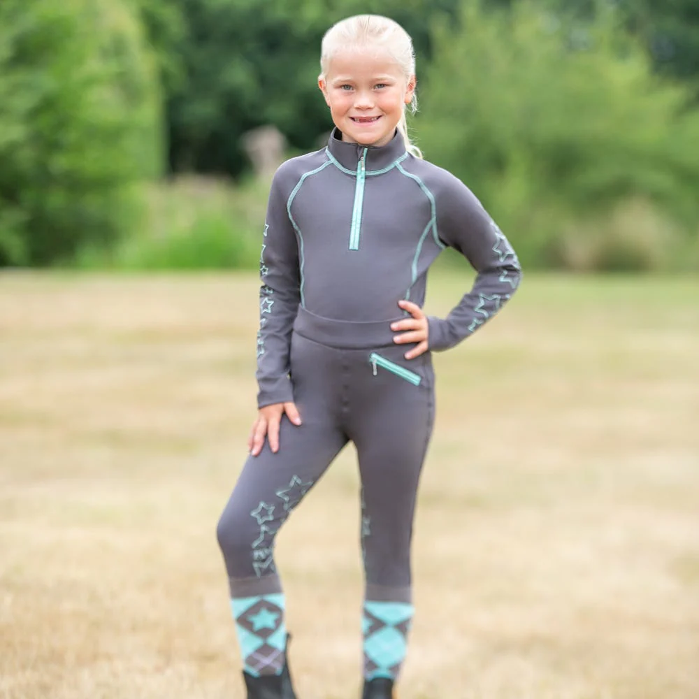 Hy Equestrian Stella Children's Riding Tights - Image 17