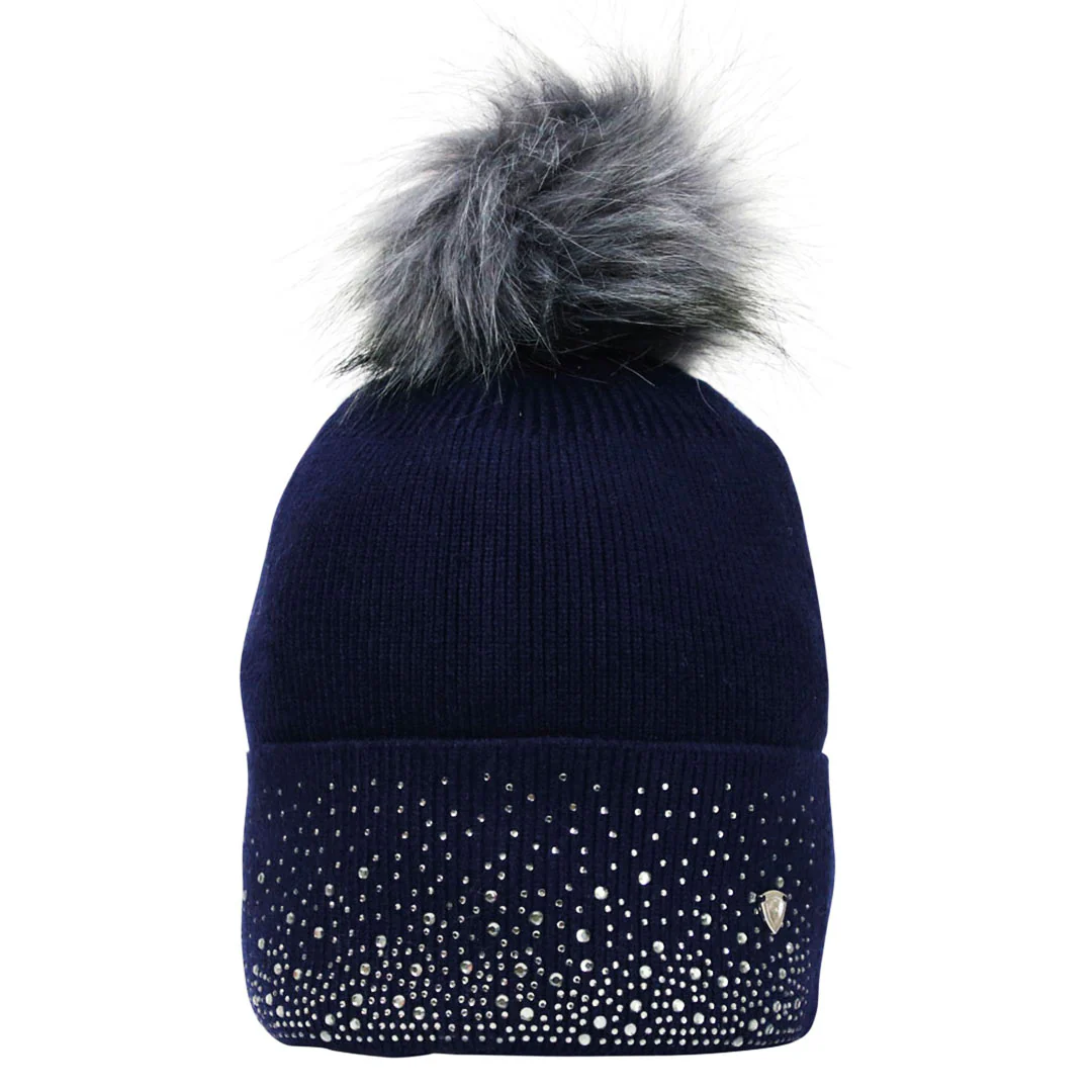 Hy Equestrian Synergy Diamante Bobble Hat - Image 8