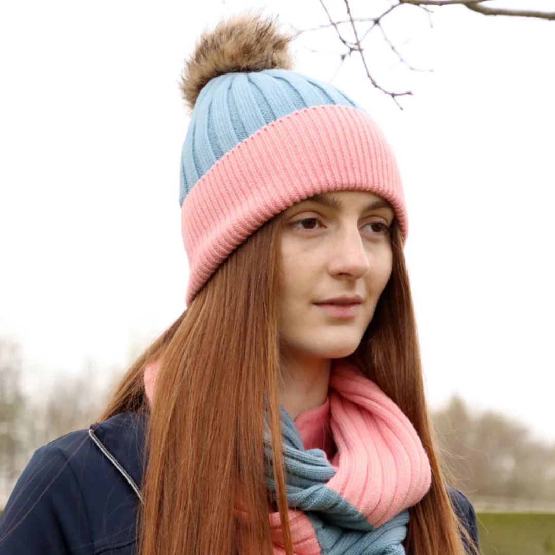 Hy Equestrian Synergy Luxury Bobble Hat - Image 2