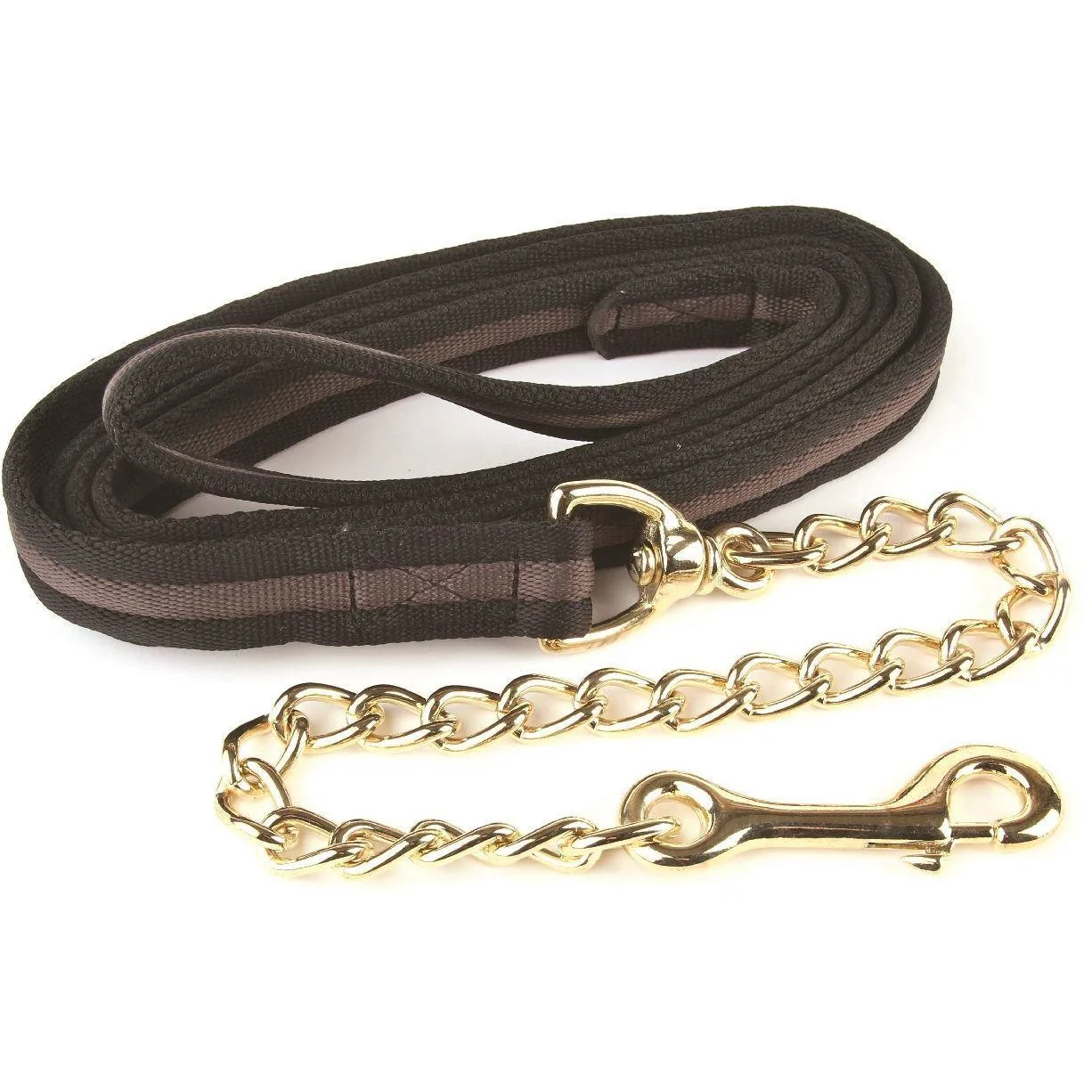 Hy Soft Webbing Lead Rein with Chain - Image 4