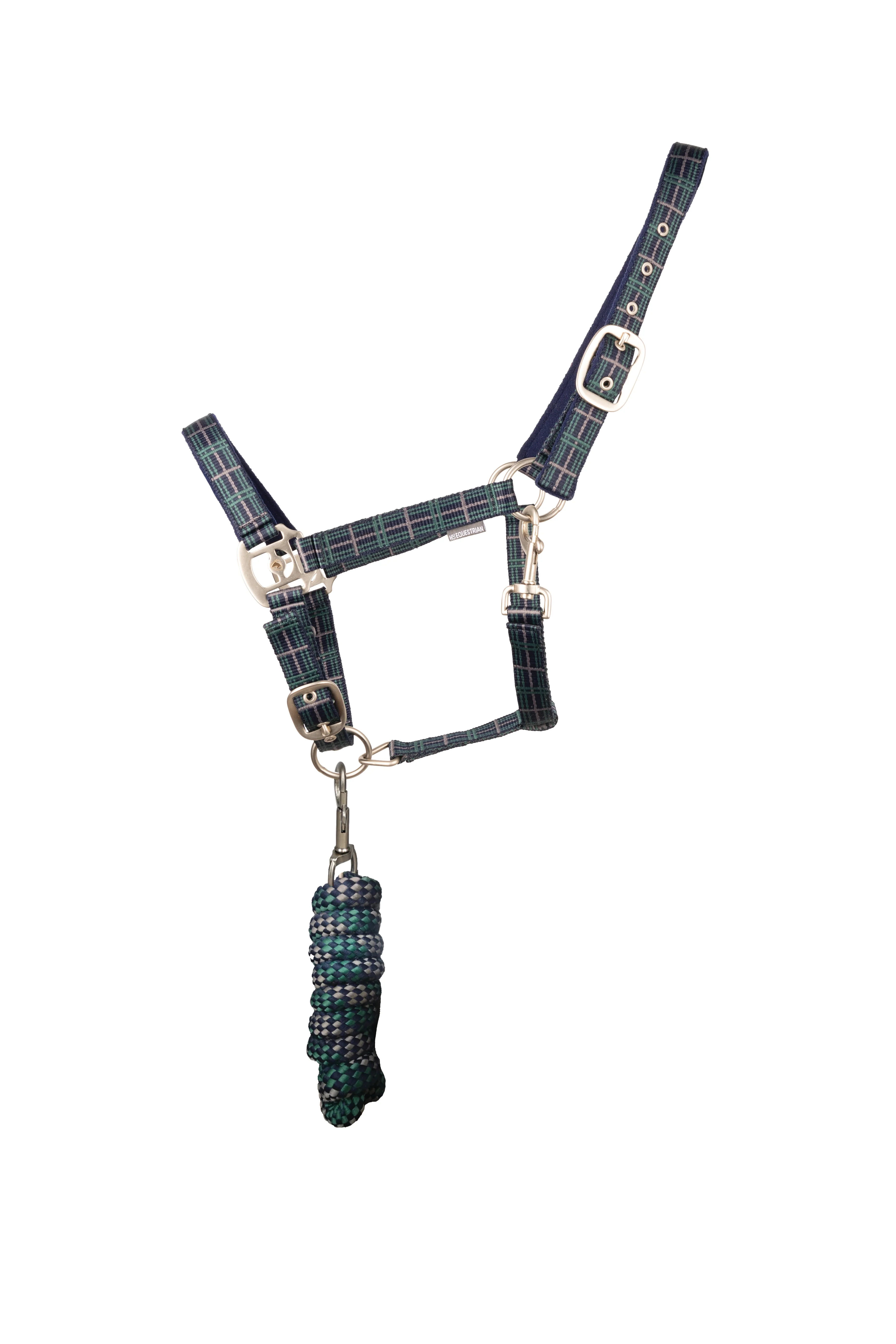 Hy Tartan Head Collar with Lead Rope