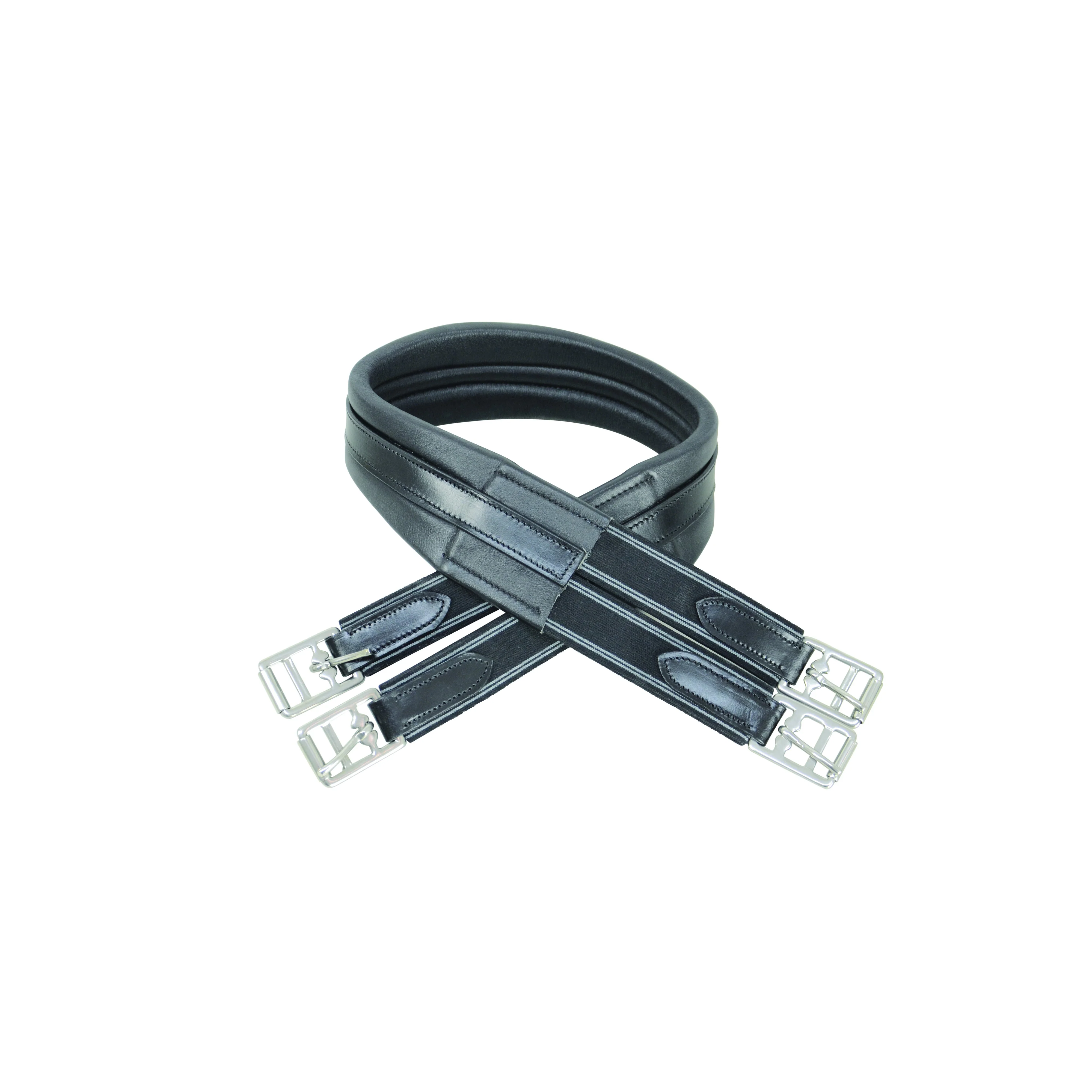 HyCOMFORT Leather Padded Atherstone Girth - Elasticated Both Ends