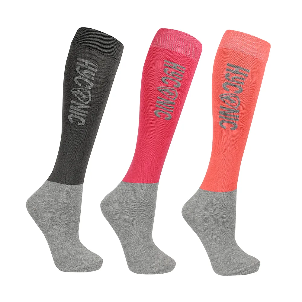 HYCONIC Children's Socks by Hy Equestrian Pack of 3 - Image 2