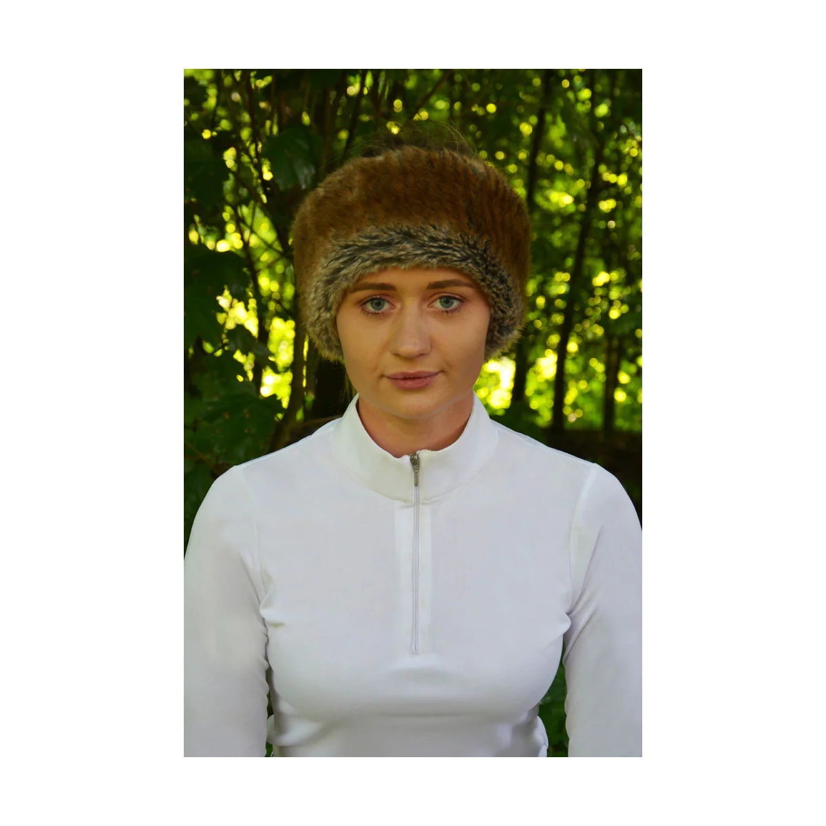 HyFashion Idaho Fleece Lined Faux Fur Headband - Image 3