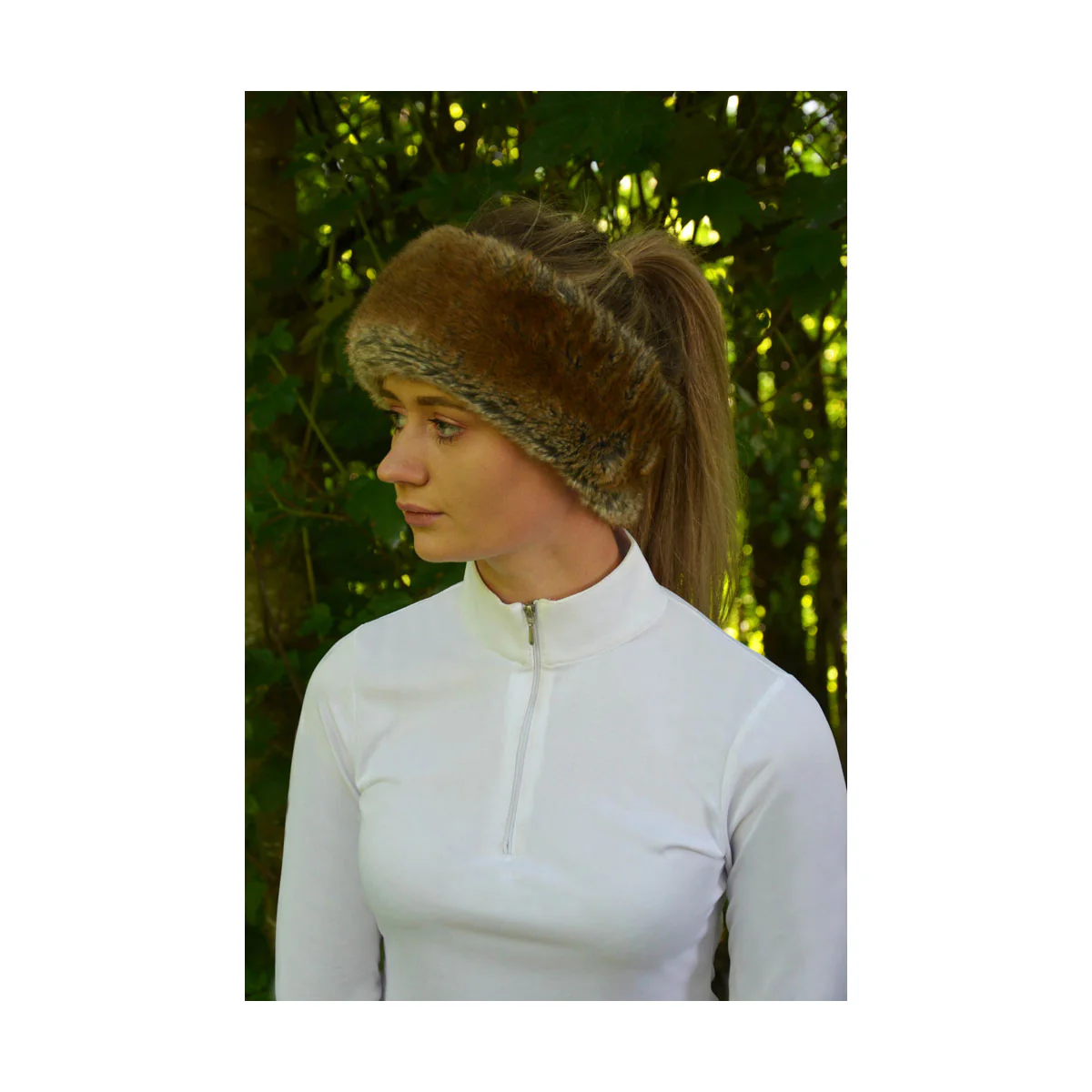 HyFashion Idaho Fleece Lined Faux Fur Headband - Image 4