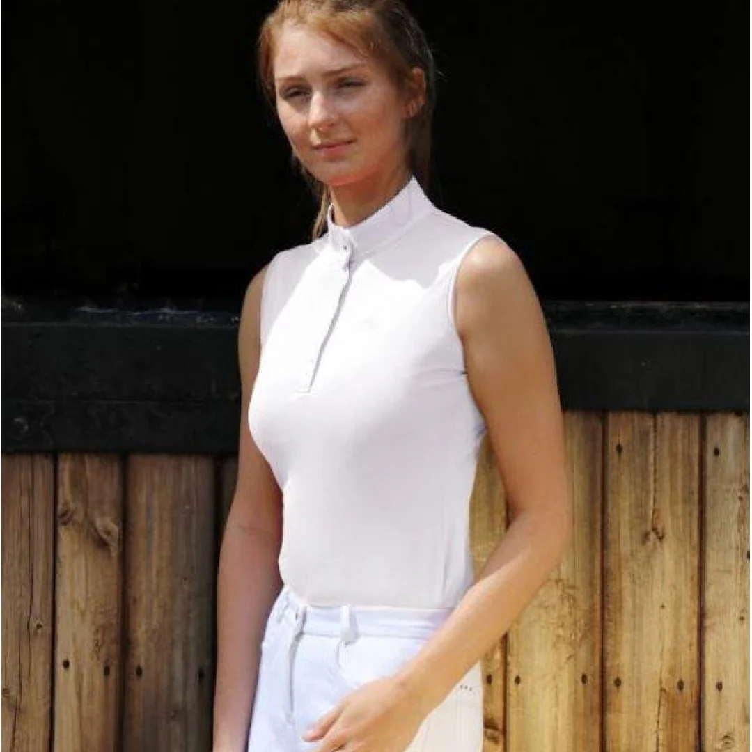 HyFASHION Sophia Sleeveless Ladies Show Shirt - Image 4
