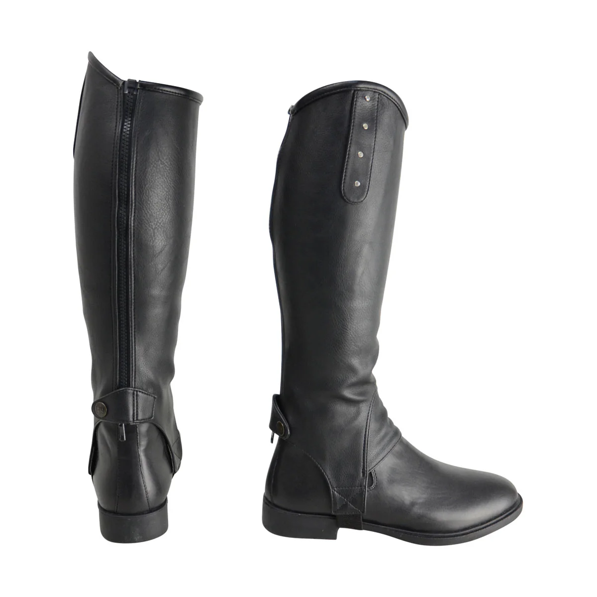 HyLAND Faux Leather Diamante Gaiter