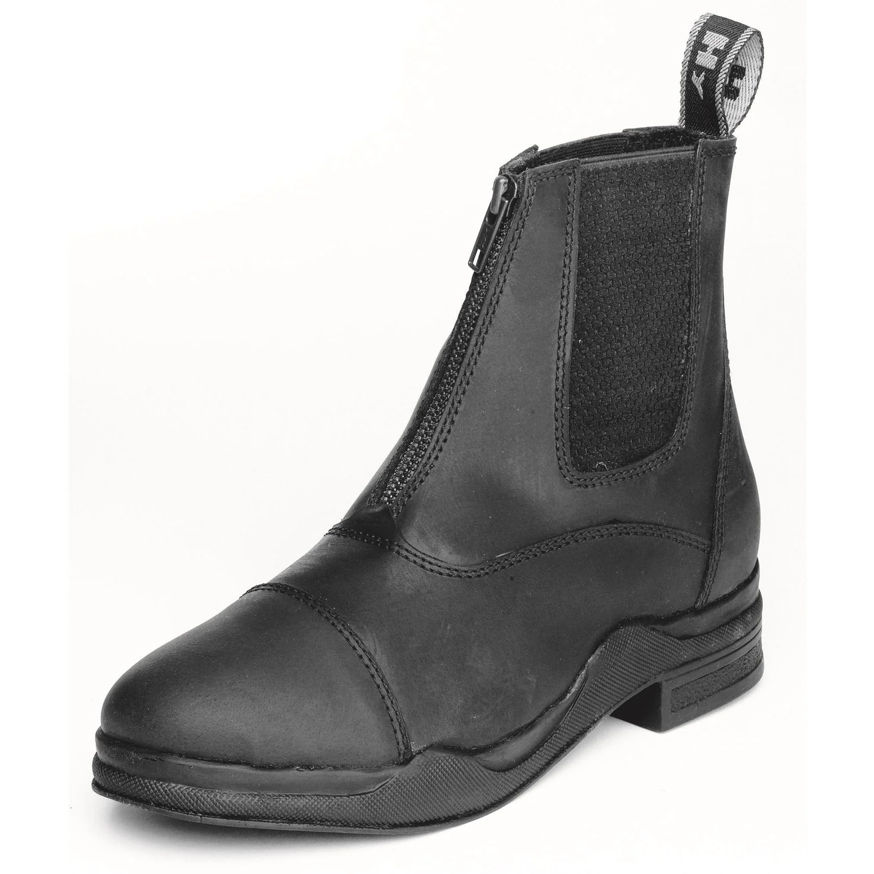 HyLAND Wax Leather Zip Boots