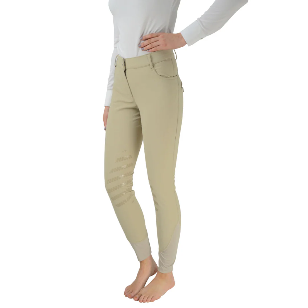 HyPERFORMANCE Thermal Softshell Ladies Horse Riding Breeches - Image 4