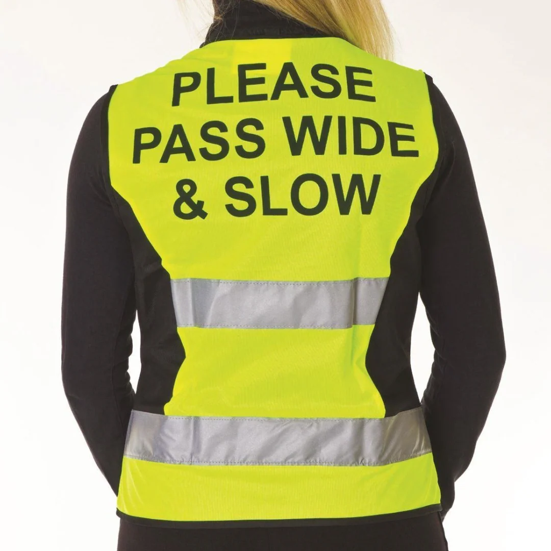 HyVIZ Waistcoat - Please Pass Wide & Slow - Image 2