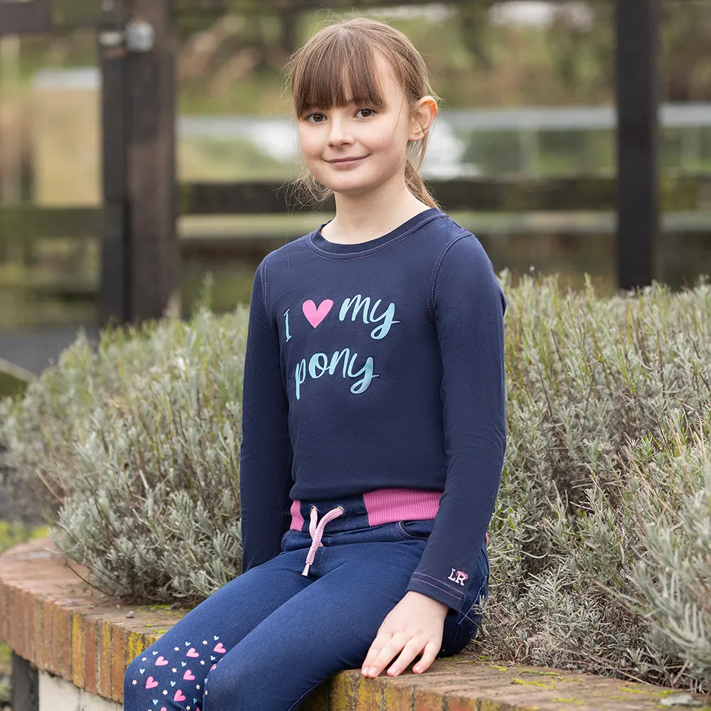 I Love My Pony Collection Long Sleeve T-Shirt by Little Rider - Image 2