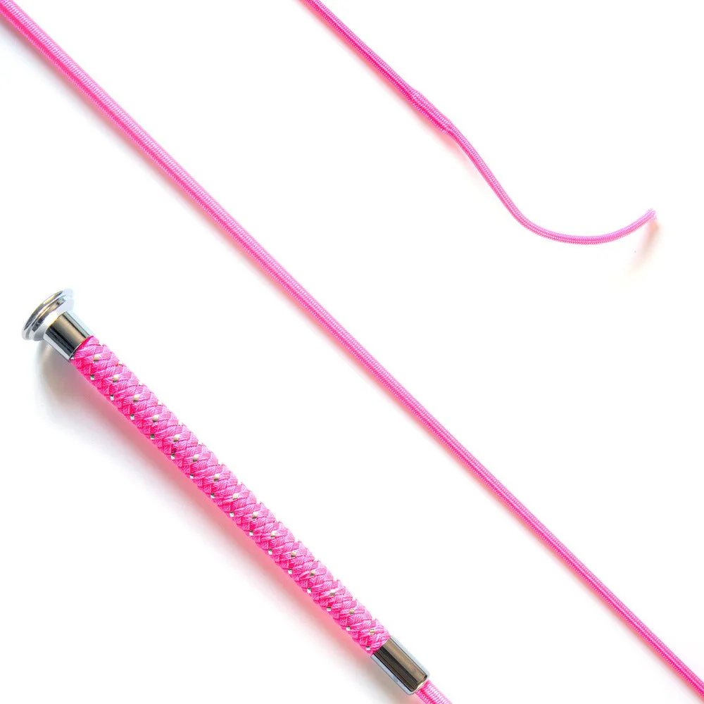 KM Elite Dressage Whip with Silver Braided Grip - Image 5