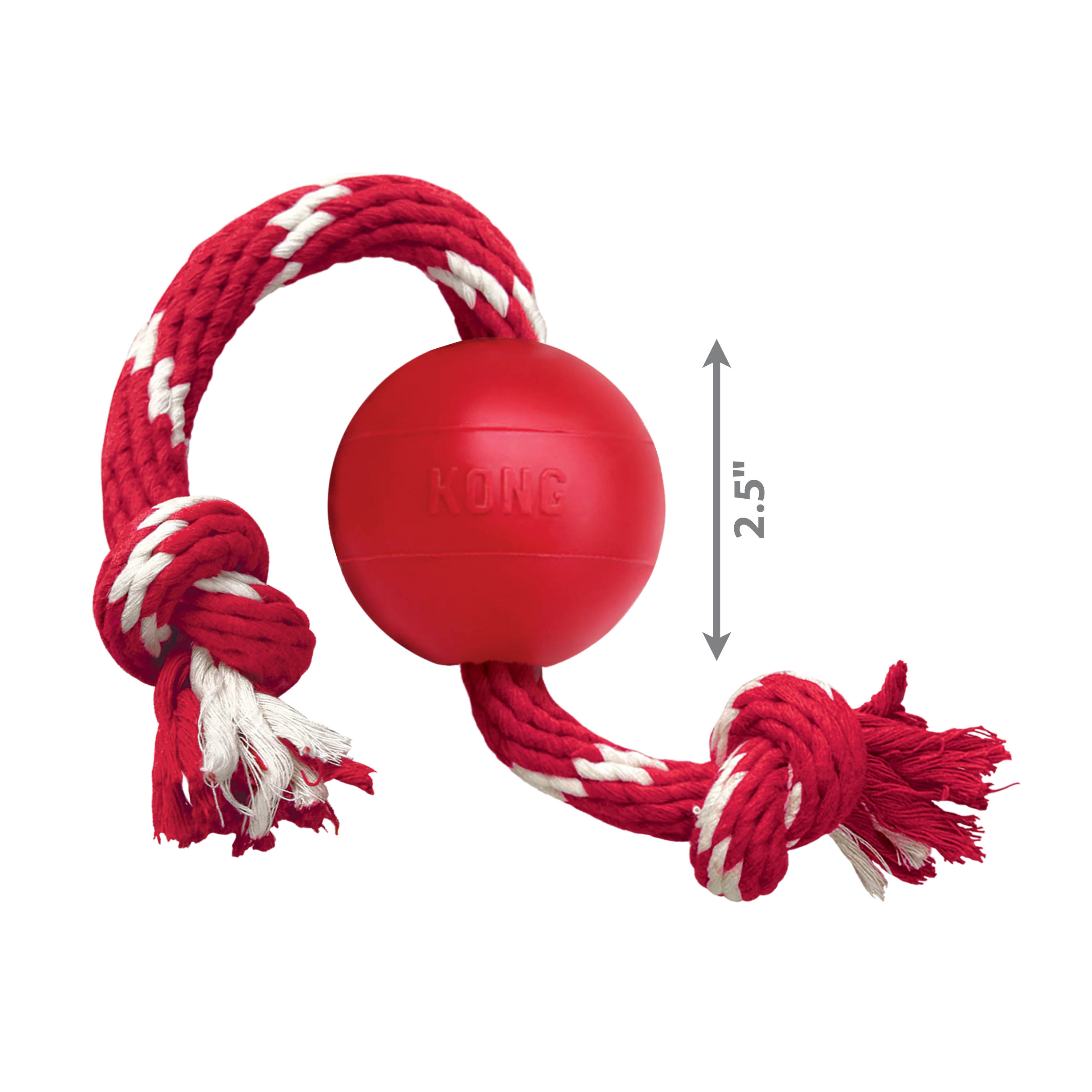 KONG Ball With Rope - Image 3