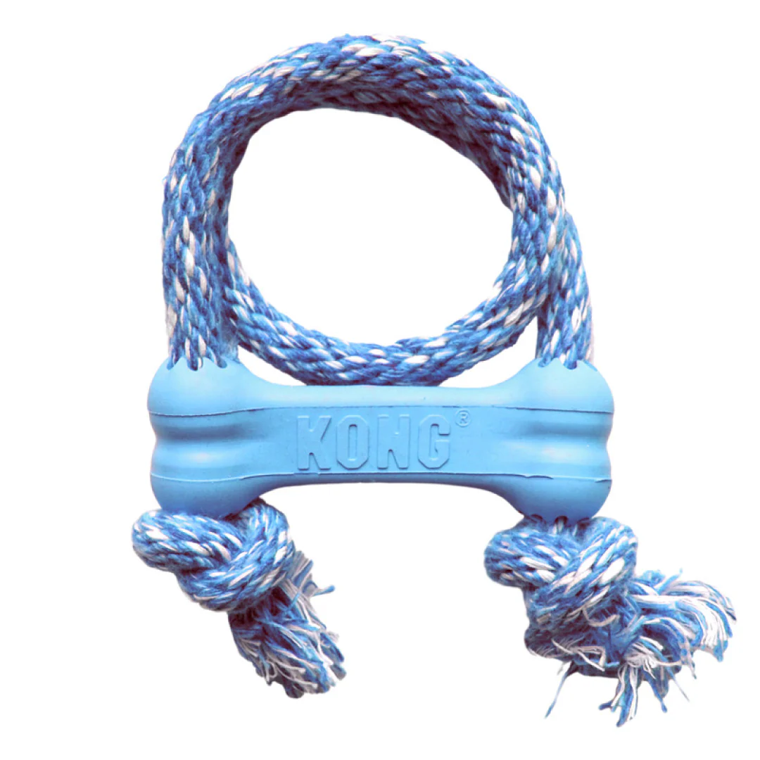 KONG Puppy Goodie Bone with Rope - Image 4