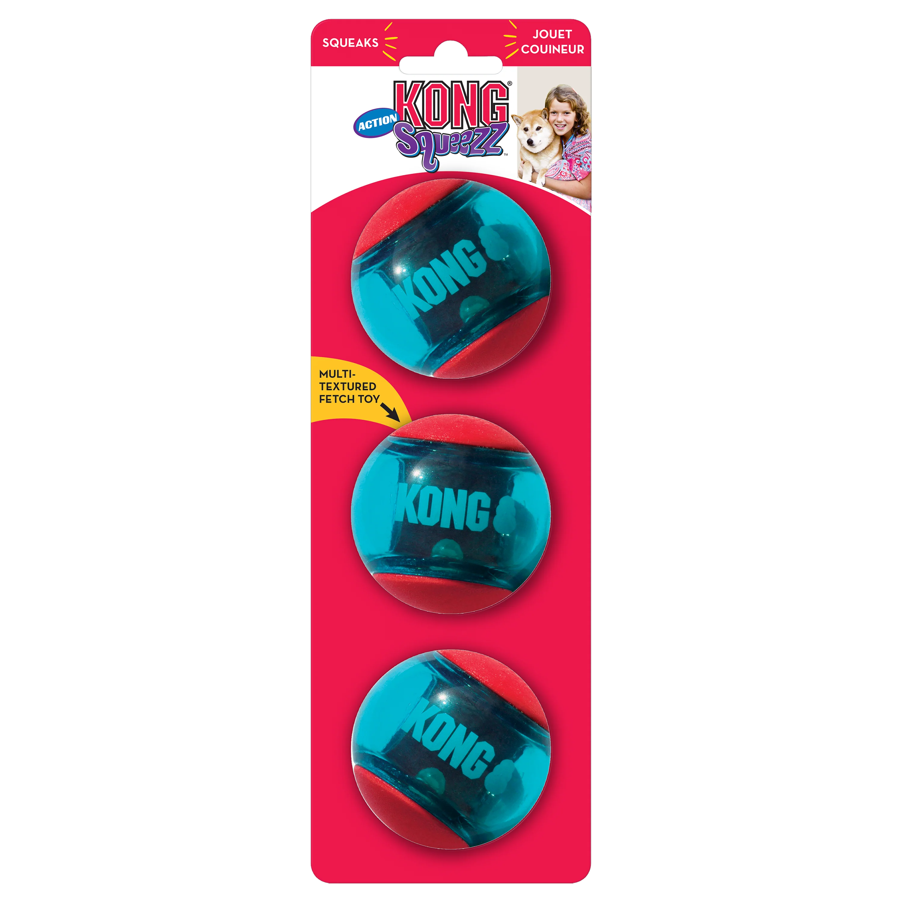 KONG Squeezz Action Ball - Image 4