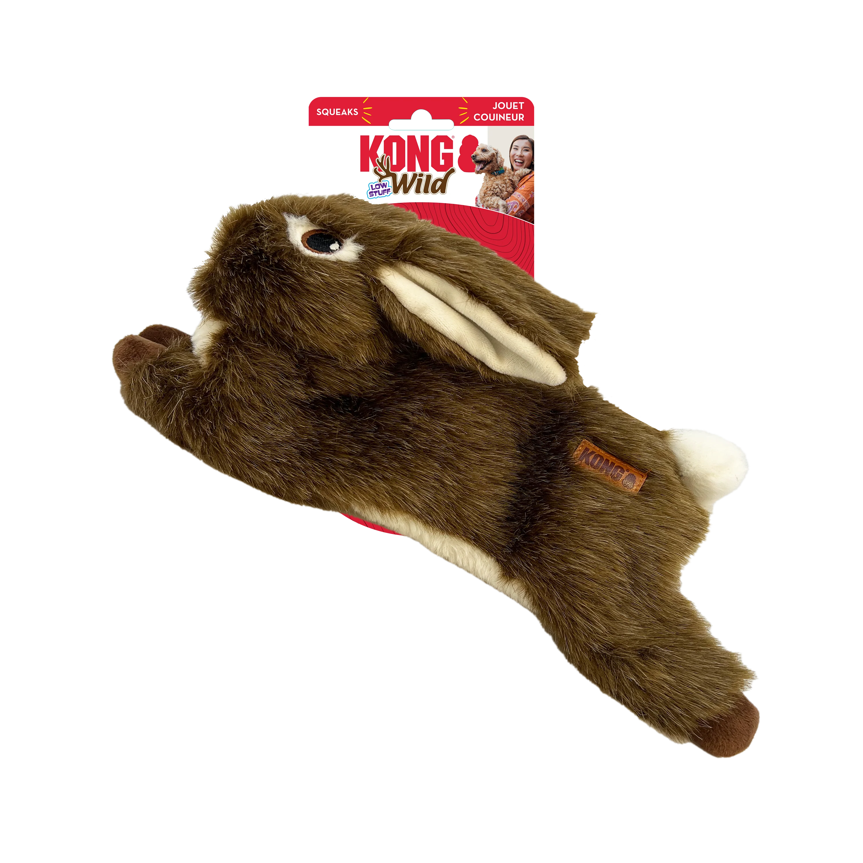 KONG Wild Low Stuff Rabbit