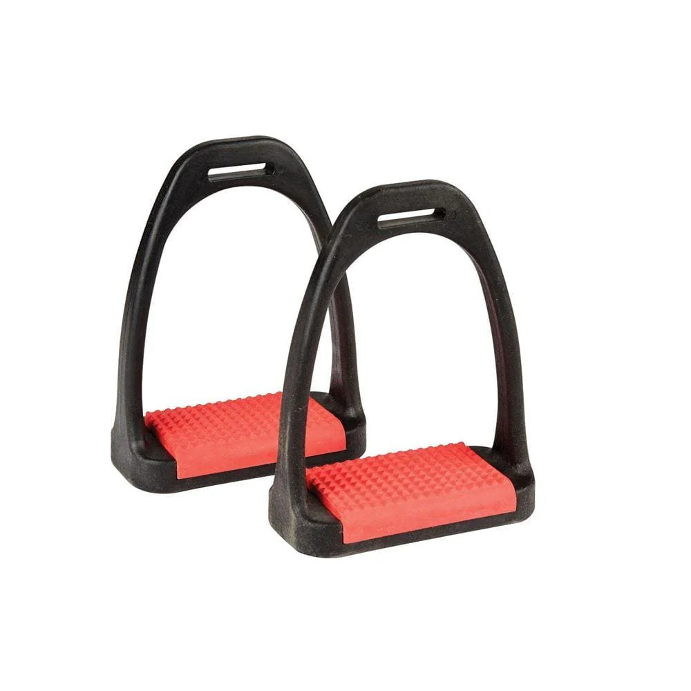 Korsteel Polymer Stirrup Irons with Coloured Treads - Image 4
