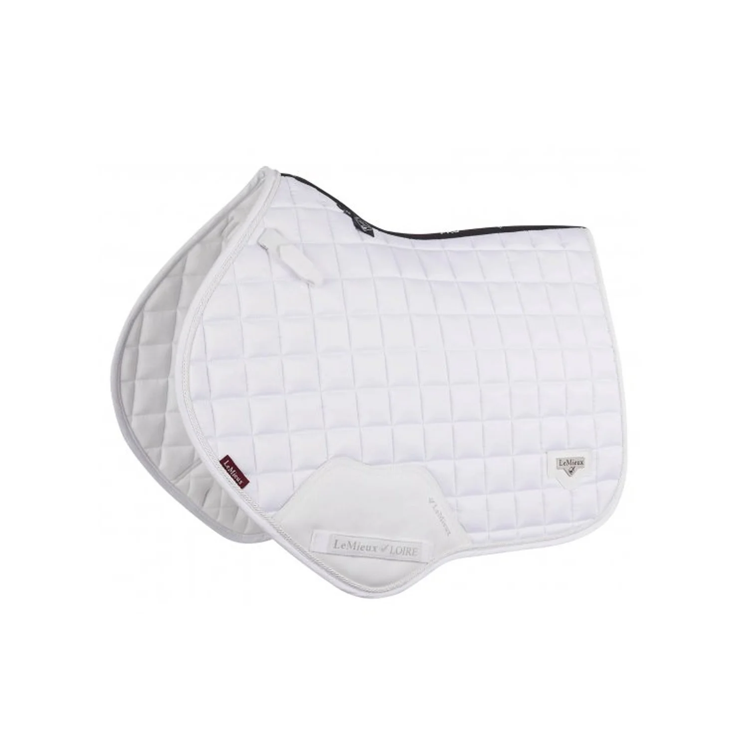 LeMieux LeMieux Loire Classic Satin Close Contact Square White Large