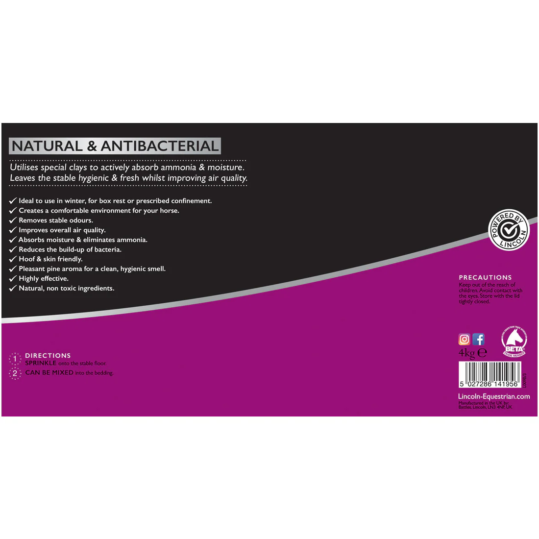 Lincoln Stable Deodoriser - Image 2
