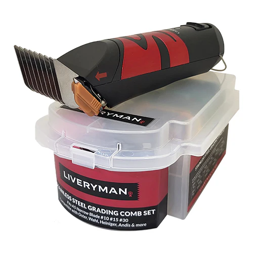 Liveryman Stainless Steel Grading Comb Set - Image 2
