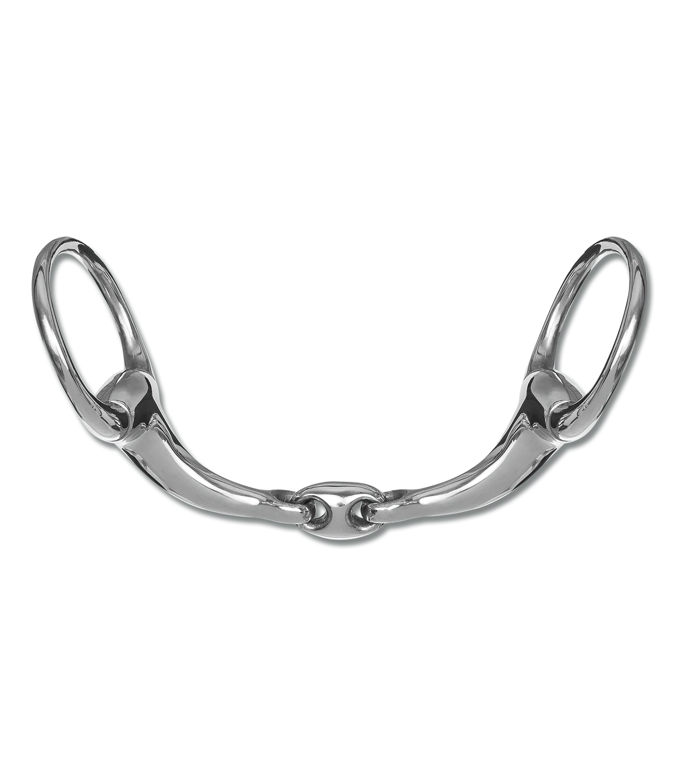 Mackey Anatomic Double Jointed Solid Eggbutt Bit