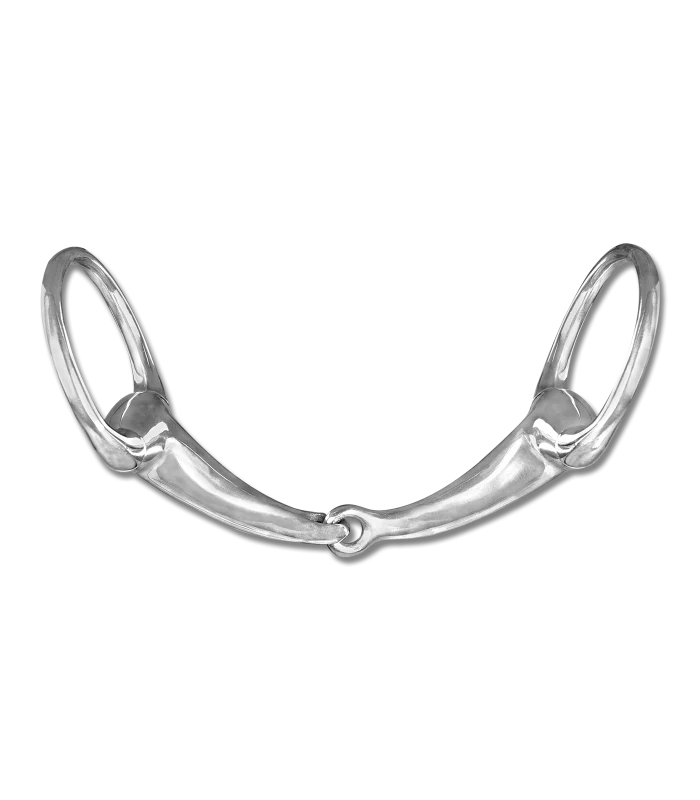 Waldhausen Anatomic Solid Single Jointed Eggbutt Bit - Image 2