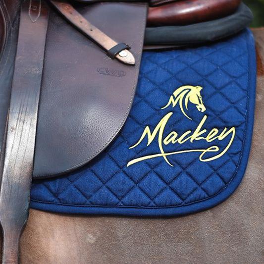 Mackey Embroidered Saddlecloth