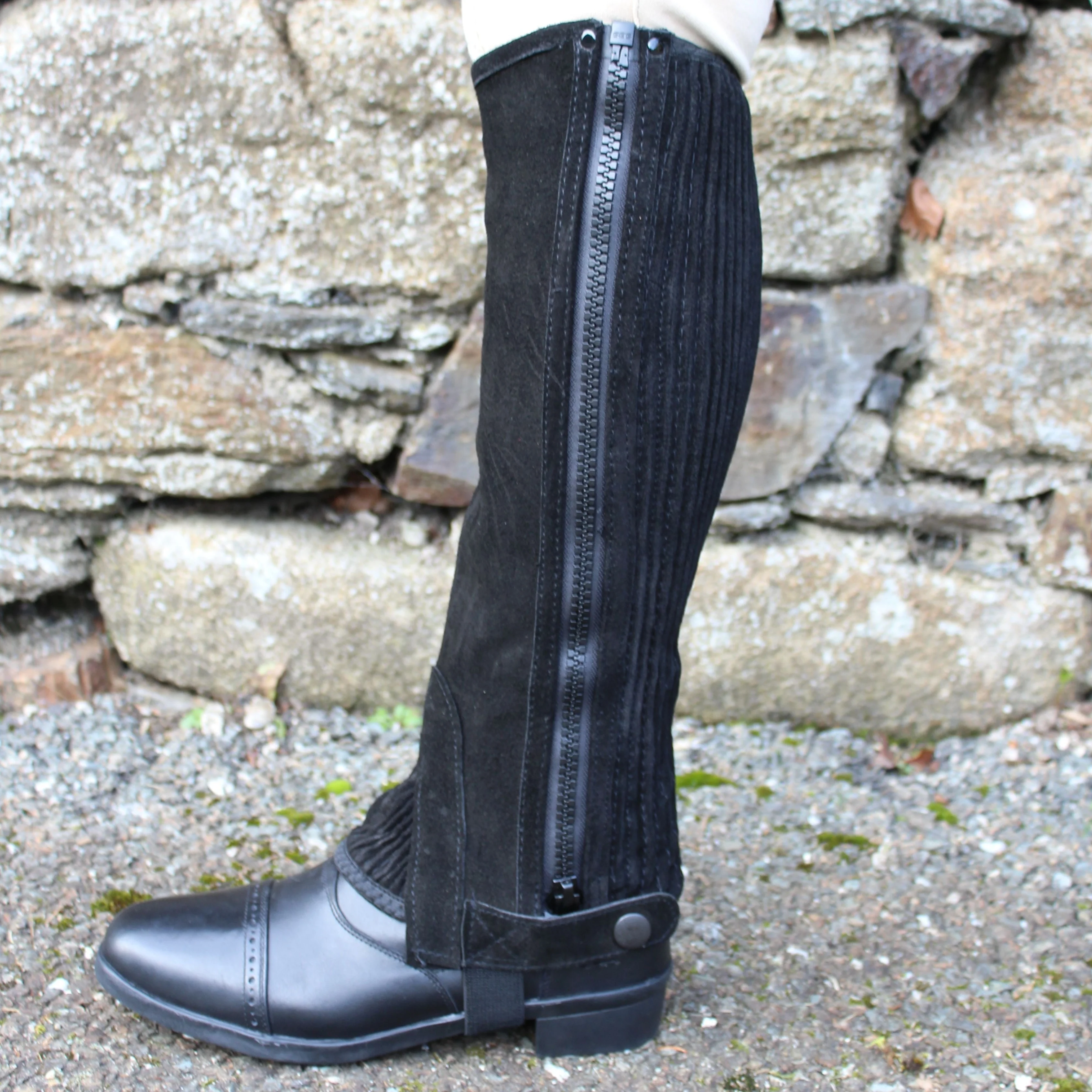 Mackey Equisential Adult Suede Half Chaps