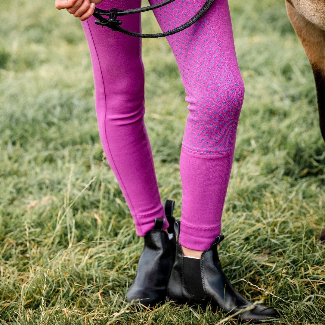 Mackey Equisential Junior Spotty Jodhpurs - Image 2