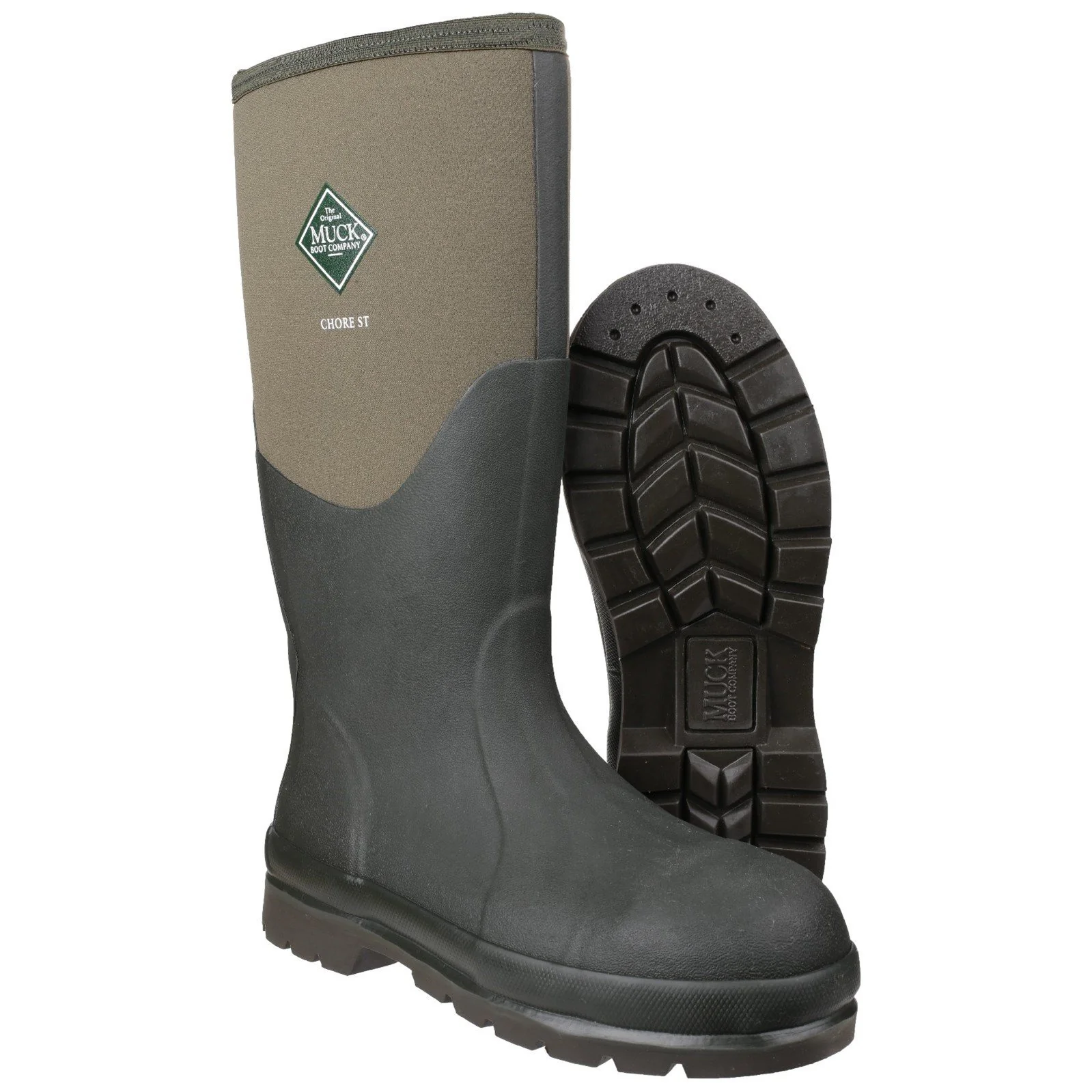 Muck Boot Unisex Chore Classic Hi Steel Cap Wellingtons - Image 3