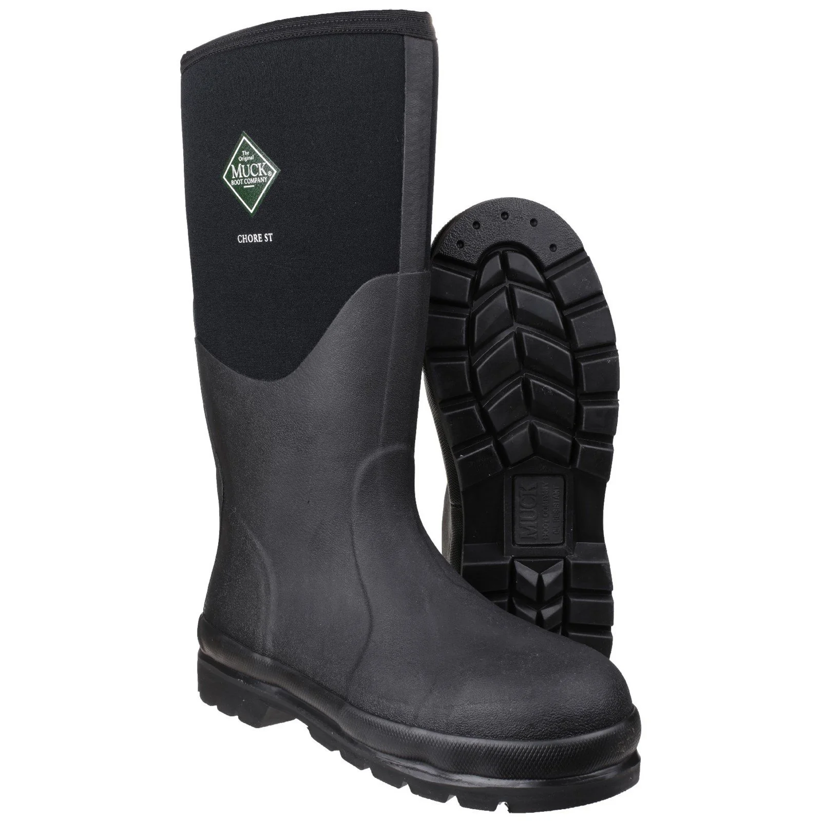 Muck Boot Unisex Chore Classic Hi Steel Cap Wellingtons - Image 5