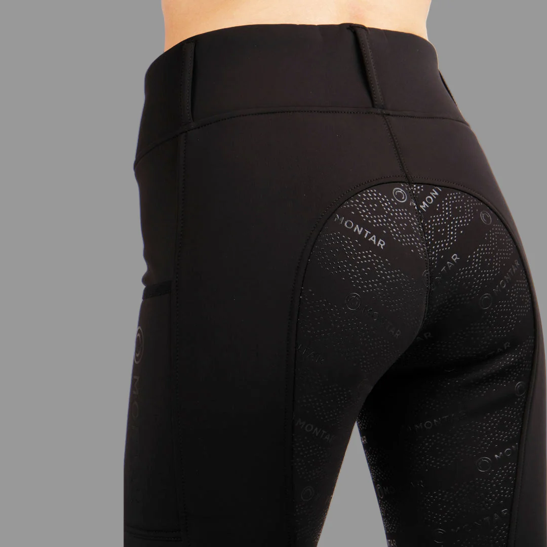 Montar Hella Softshell Full Grip Ladies Riding Tights - Image 2