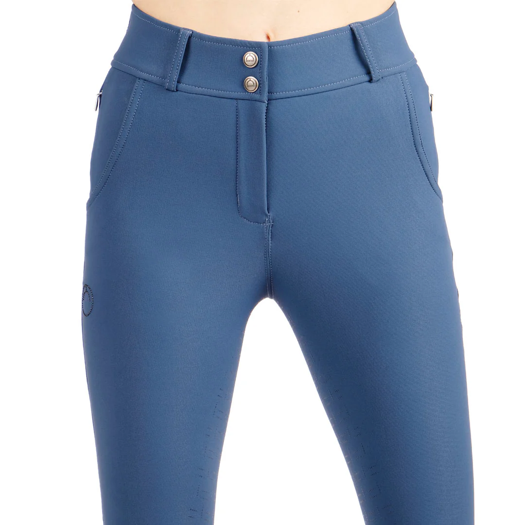 Montar Briella Crystal Detail High Waist Full Grip Ladies Riding Breeches - Image 3
