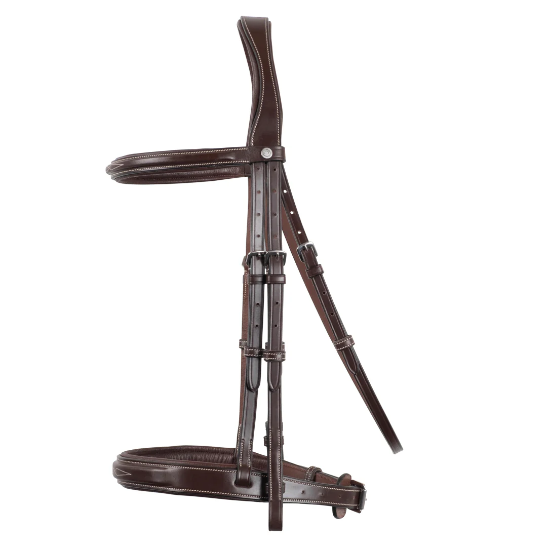 Montar Hunter Ergonomic Leather Bridle - Image 3