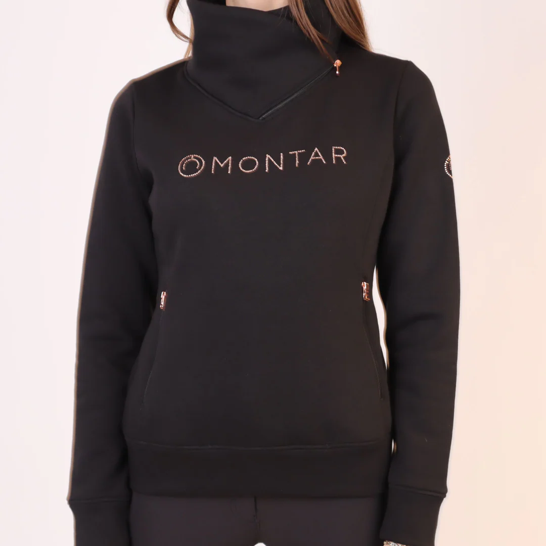 Montar Naja Side Neck Zip with Rosegold Crystals - Image 2