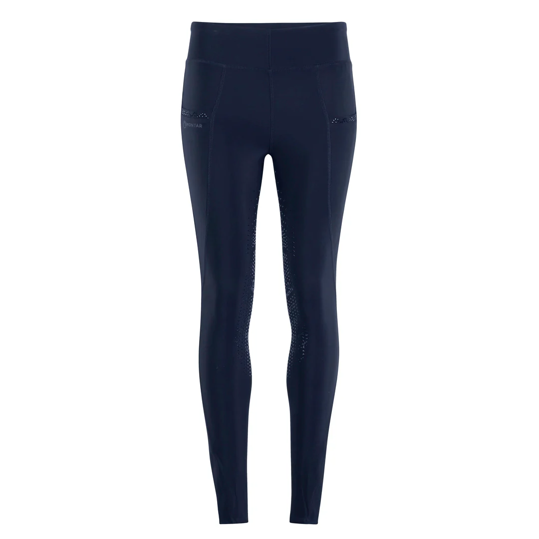 Montar Junior Crystal Full Grip Riding Tights - Image 3