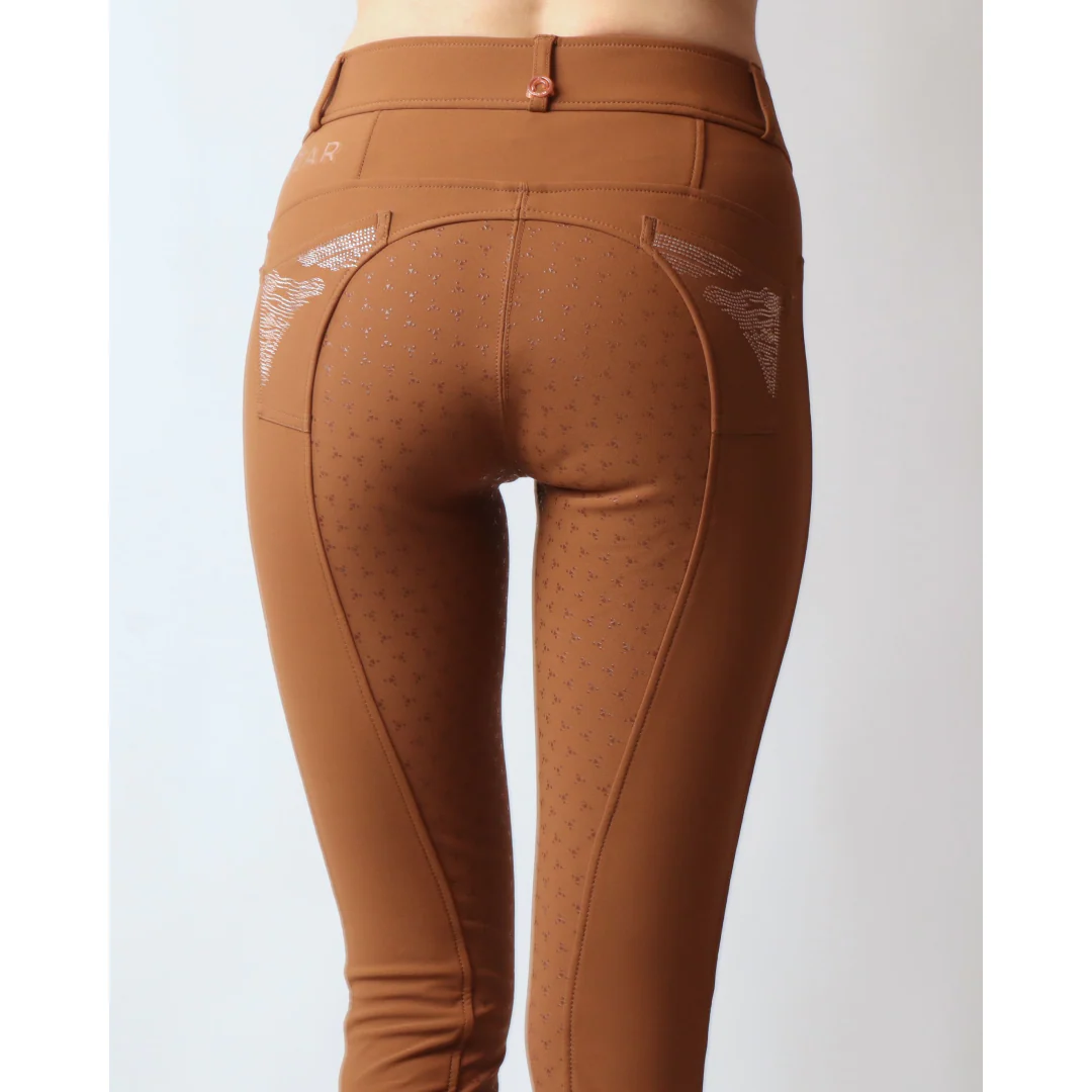 Montar Rosa Full Grip Breeches With Rosegold Crystals - Image 12