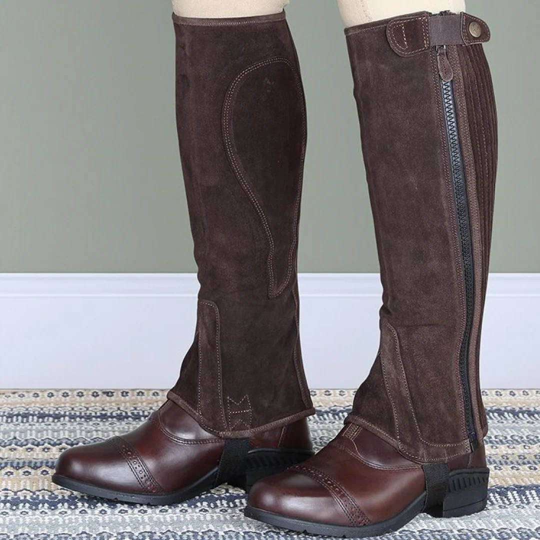 Shires Moretta Suede Childs Half Chaps - Image 4