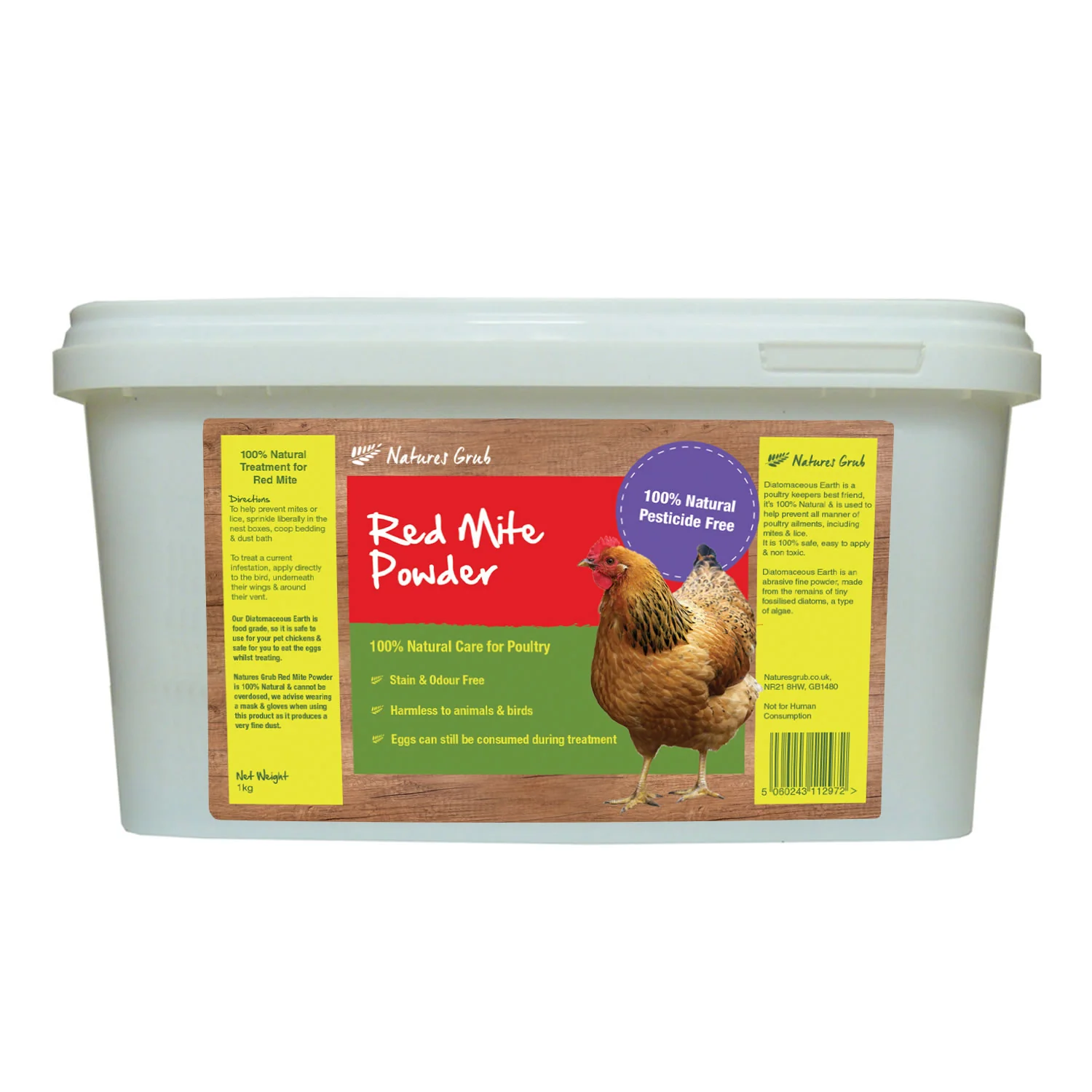 Nature's Grub Mite Powder