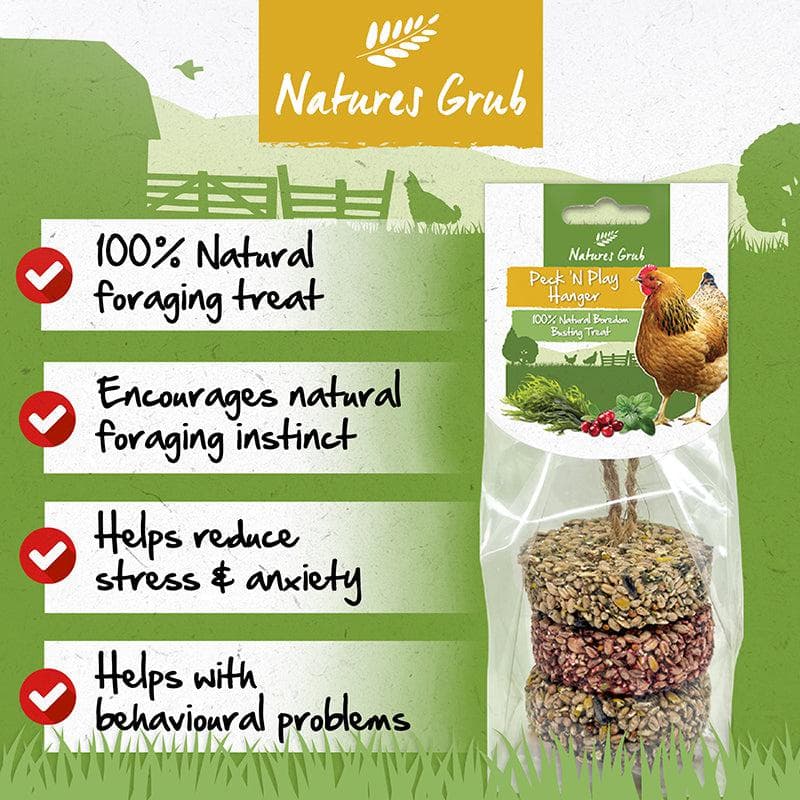 Natures Grub Peck 'N' Play Hanging Treat - Image 2