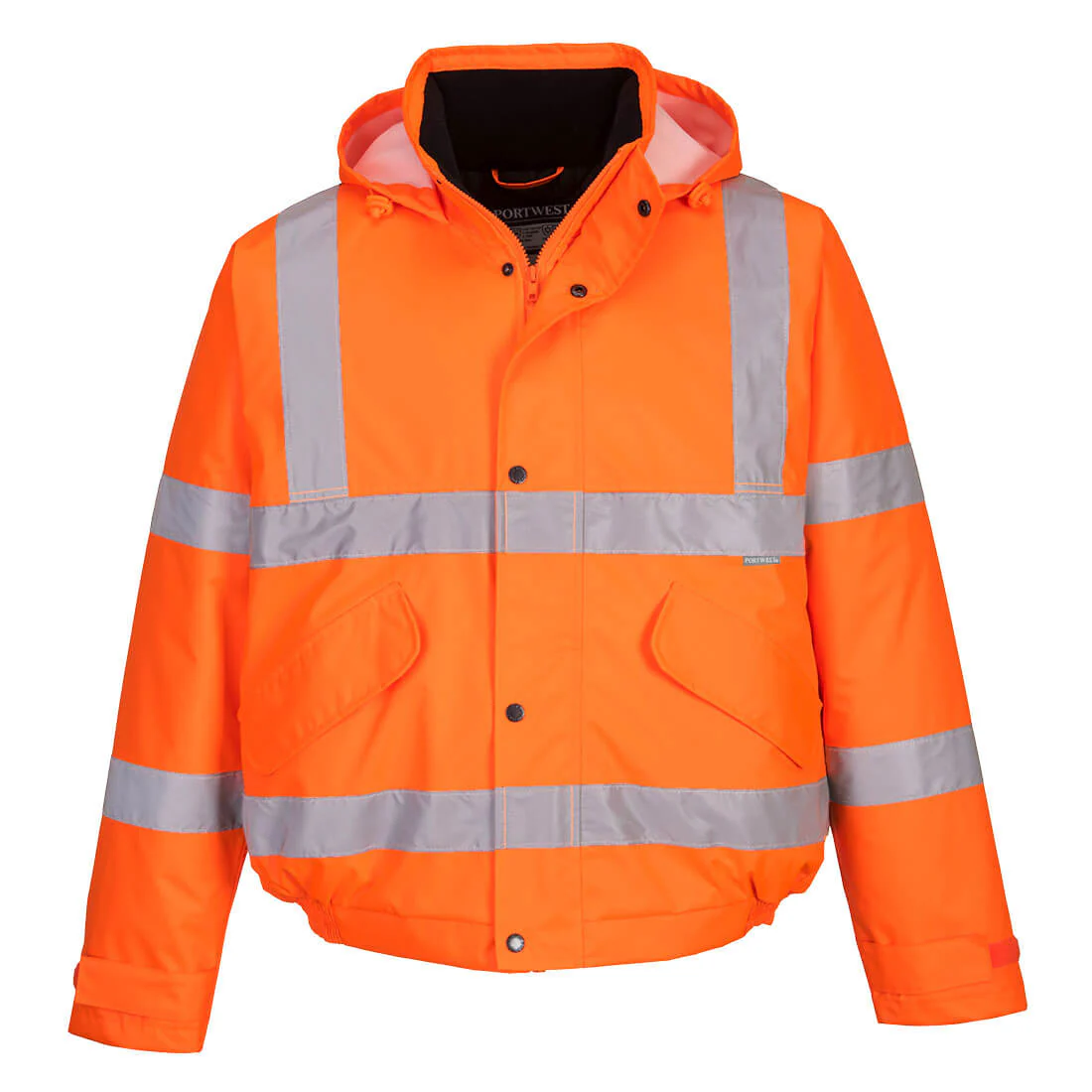 Portwest Hi-Vis Bomber Jacket - Image 6