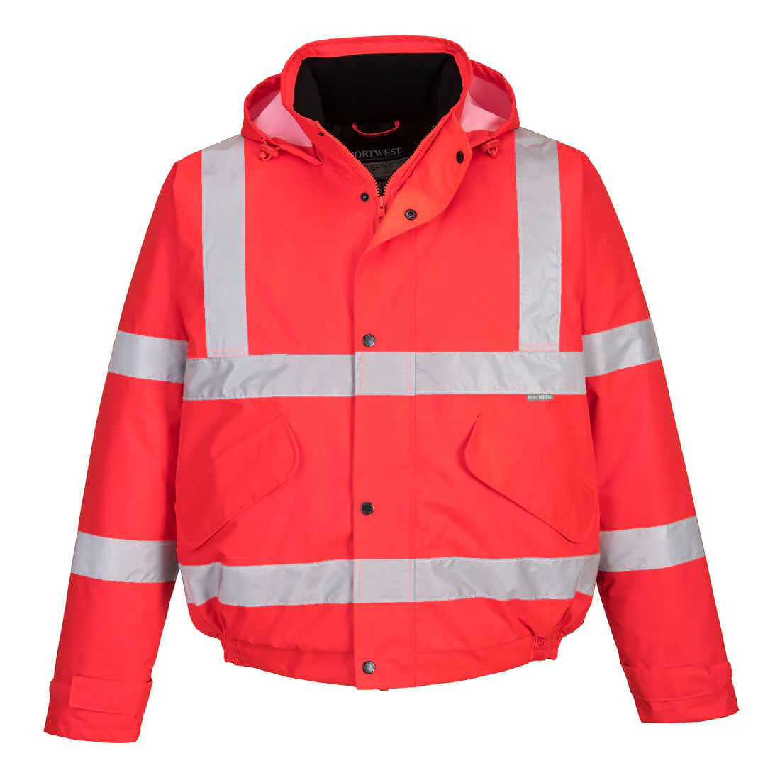 Portwest Hi-Vis Bomber Jacket - Image 9