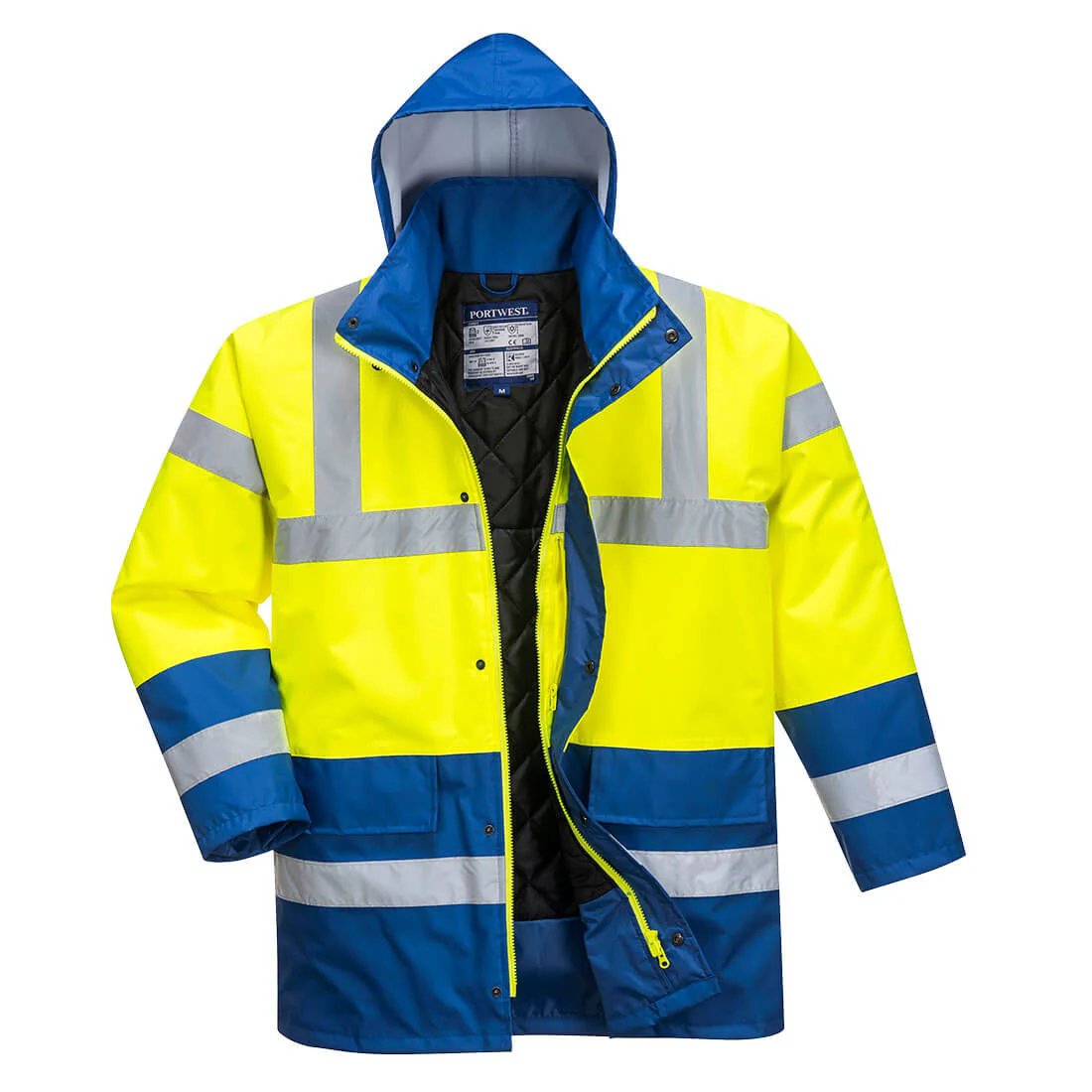 Portwest Hi-Vis Contrast Traffic Jacket - Image 8