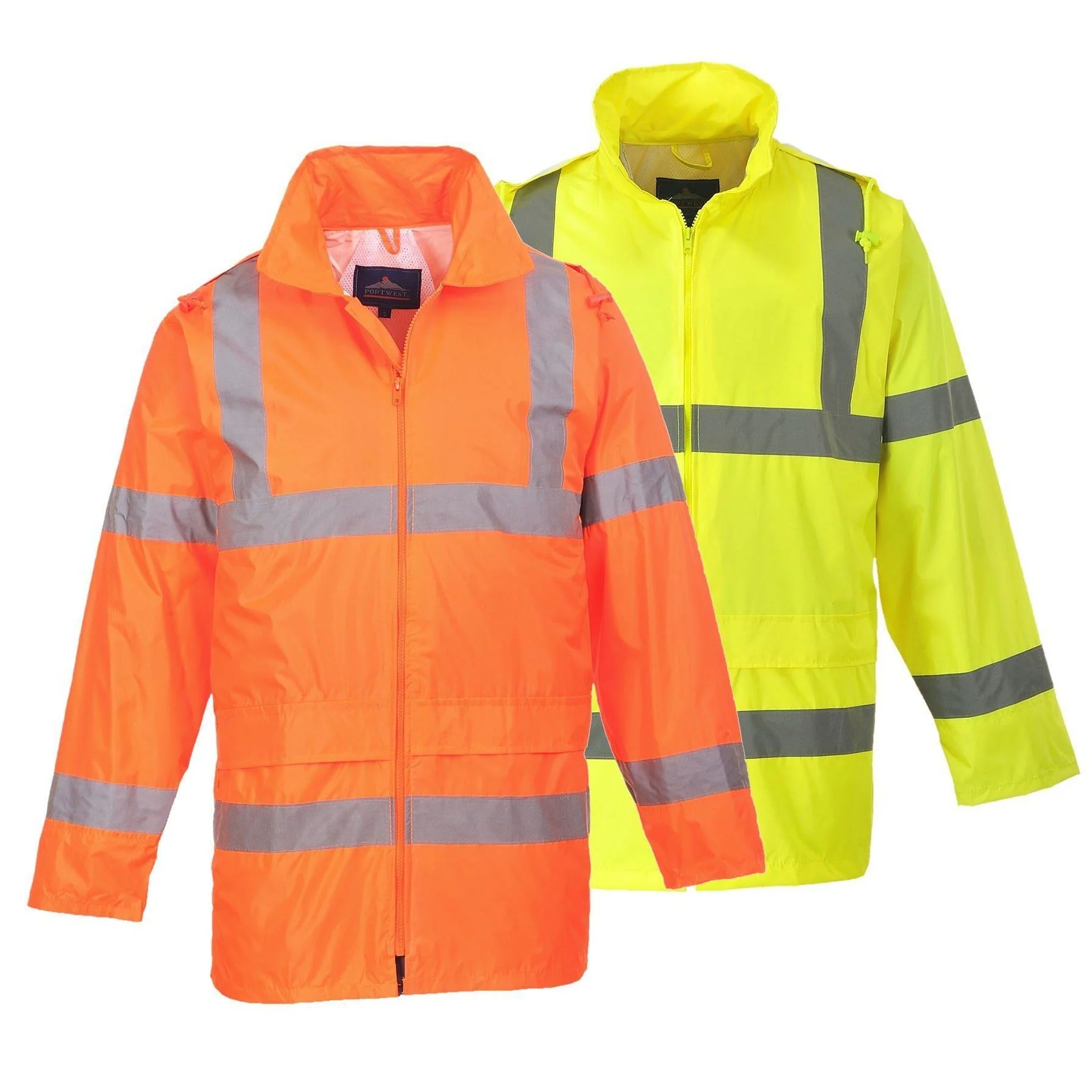 Portwest Hi-Vis Rain Jacket - Image 5