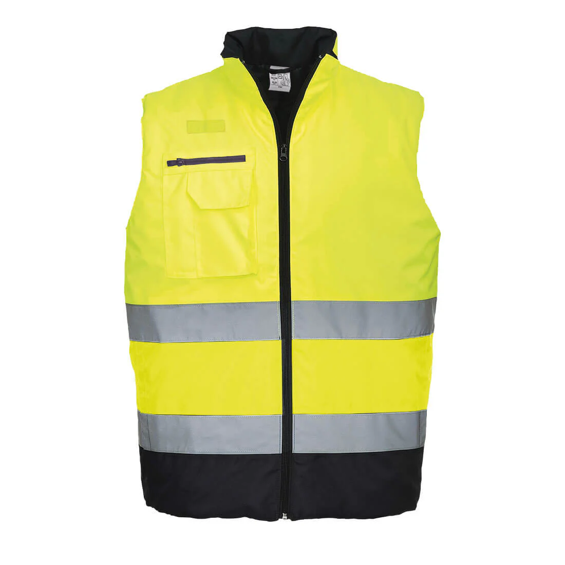 Portwest Hi-Vis Two Tone Bodywarmer - Image 2